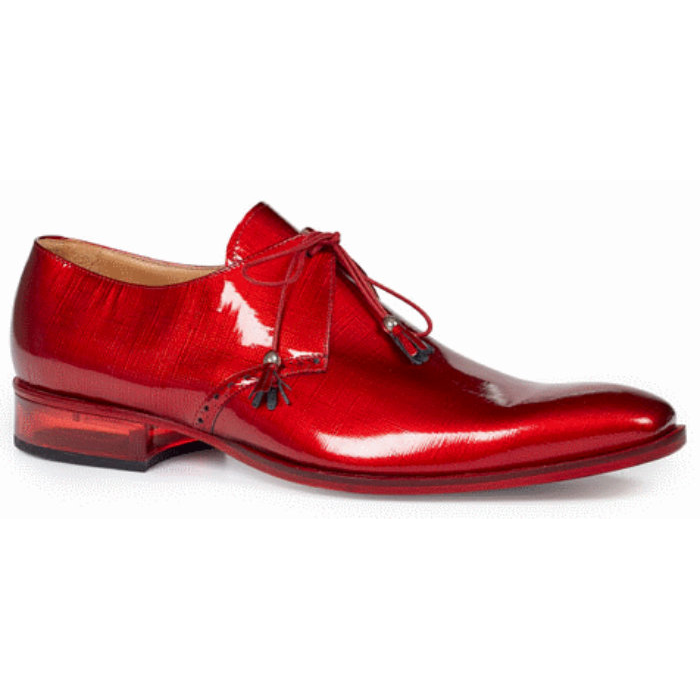 Mauri 4801 Mantegna Patent Leather Shoes Red | MensDesignerShoe.com