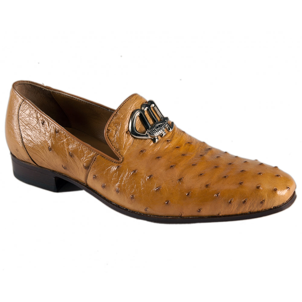 Mauri 4821 Ostrich Dress Shoes Tabac