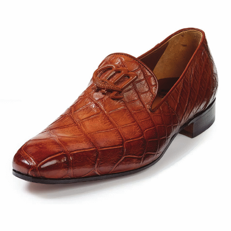 Mauri 4821 Vanvitelli Alligator Loafers Gold