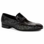 Mauri 4825 Ostrich Loafers Black