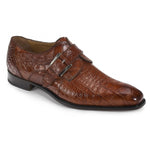 Mauri 4853 Agogna Alligator Monk Strap Shoes Gold