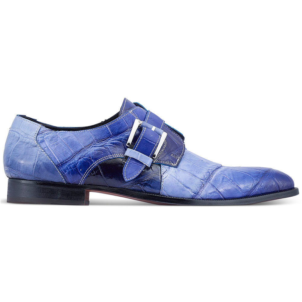 Mauri 4853 Alligator Shoes Multi Blue