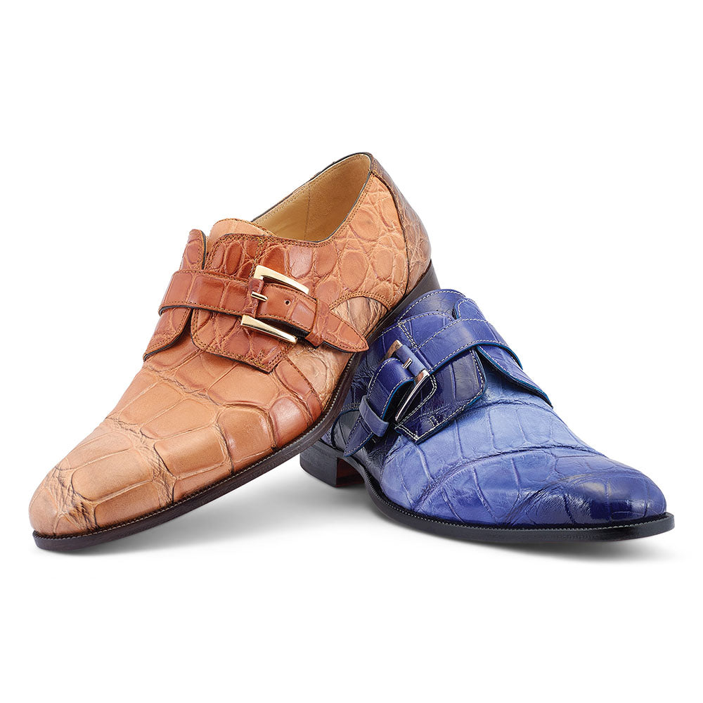 Mauri 4853 Alligator Shoes Multi Brown