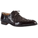 Mauri 4864/1 Baby Crocodile / Hornback Shoes Testa Di Moro