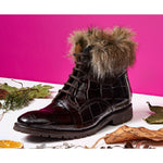Mauri 4868 Alligator & Ostrich Boots Sport Rust (SPECIAL ORDER)