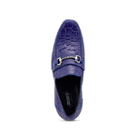 Mauri 4885/2 Alligator Loafers Royal Blue