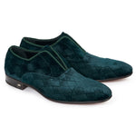 Mauri 4886 Fabric Loafers Emerald Green (Special Order)