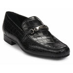 Mauri 4894 Simeto Alligator Bit Loafers Black