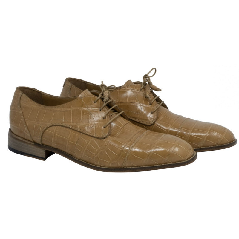 Mauri 4896 Cathedral Alligator Shoes Dune