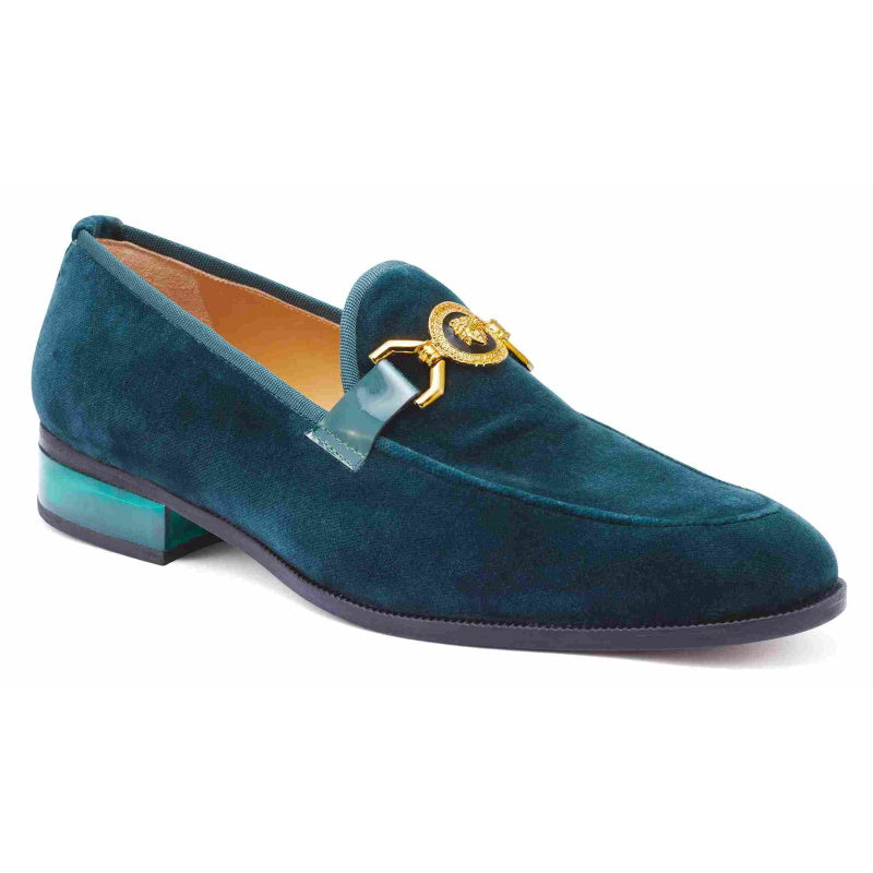 Mauri 4940 Floss Velvet Loafers Forest Green
