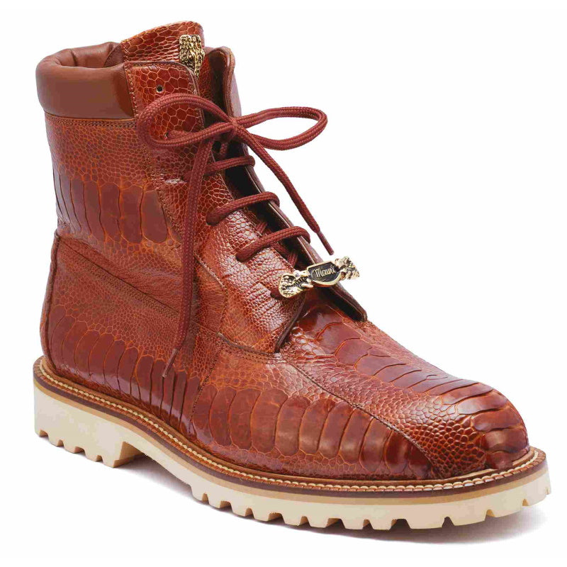 Mauri 4949 Hawk Ostrich Leg Boots Brown