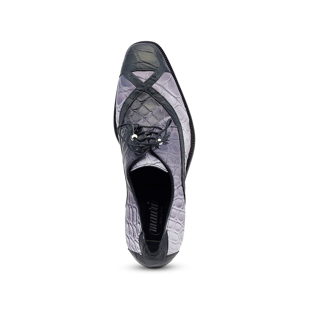Mauri 4992 Alligator Shoes Multi Grey