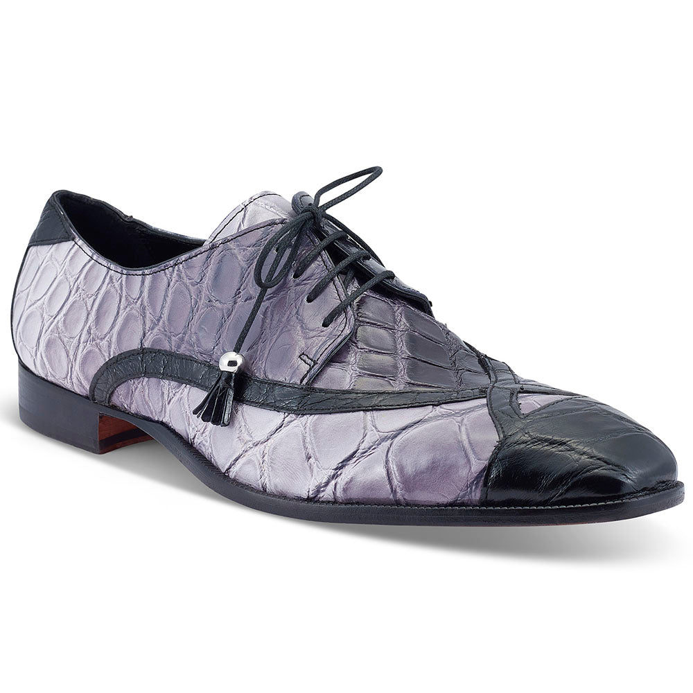 Mauri 4992 Alligator Shoes Multi Grey