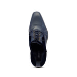Mauri 4993 Patent / Velvet / Alligator Shoes Wonder Blue