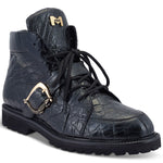 Mauri 4994/1 Alligator Chukka Boots Solid Black