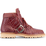 Mauri 4994/1 Alligator Chukka Boots Solid Gold