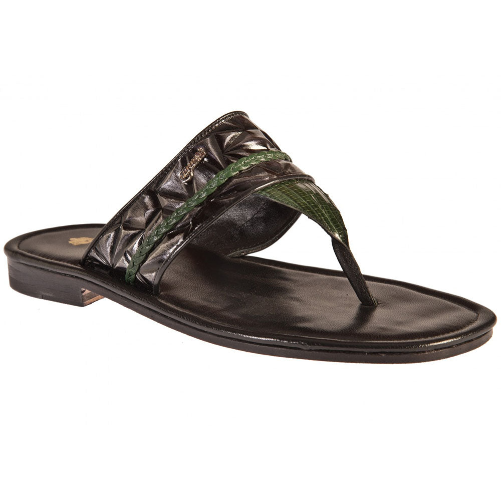 Mauri 5001 Tejus / Fabric Sandals Forest Green
