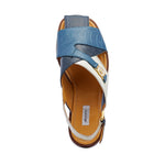 Mauri 5076 Romano W Blue Sandals / Jeans / Cream