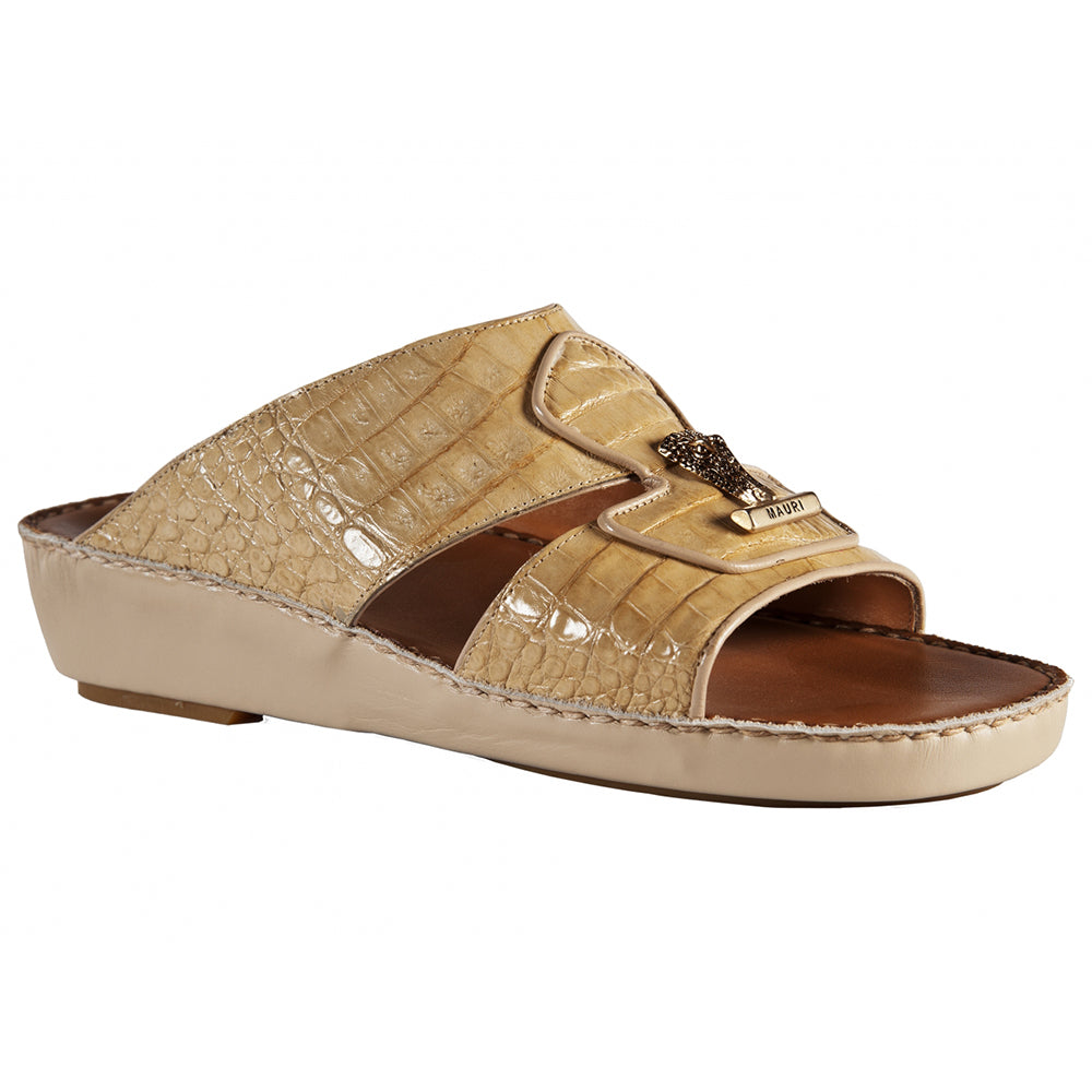 Mauri 5099 Baby Crocodile Sandals Bone