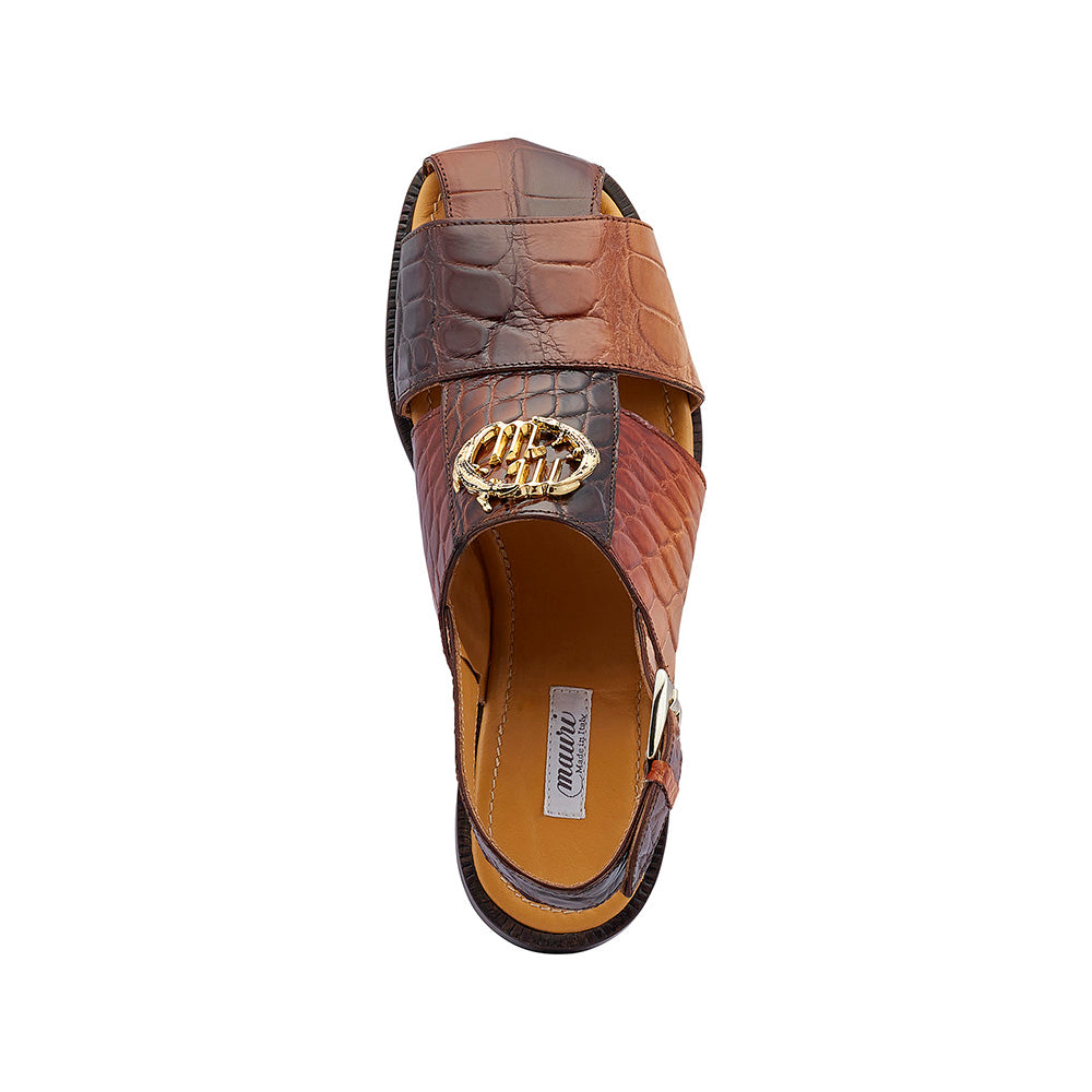 Mauri 5126 Hydro Body Alligator Sandals Multi Brown