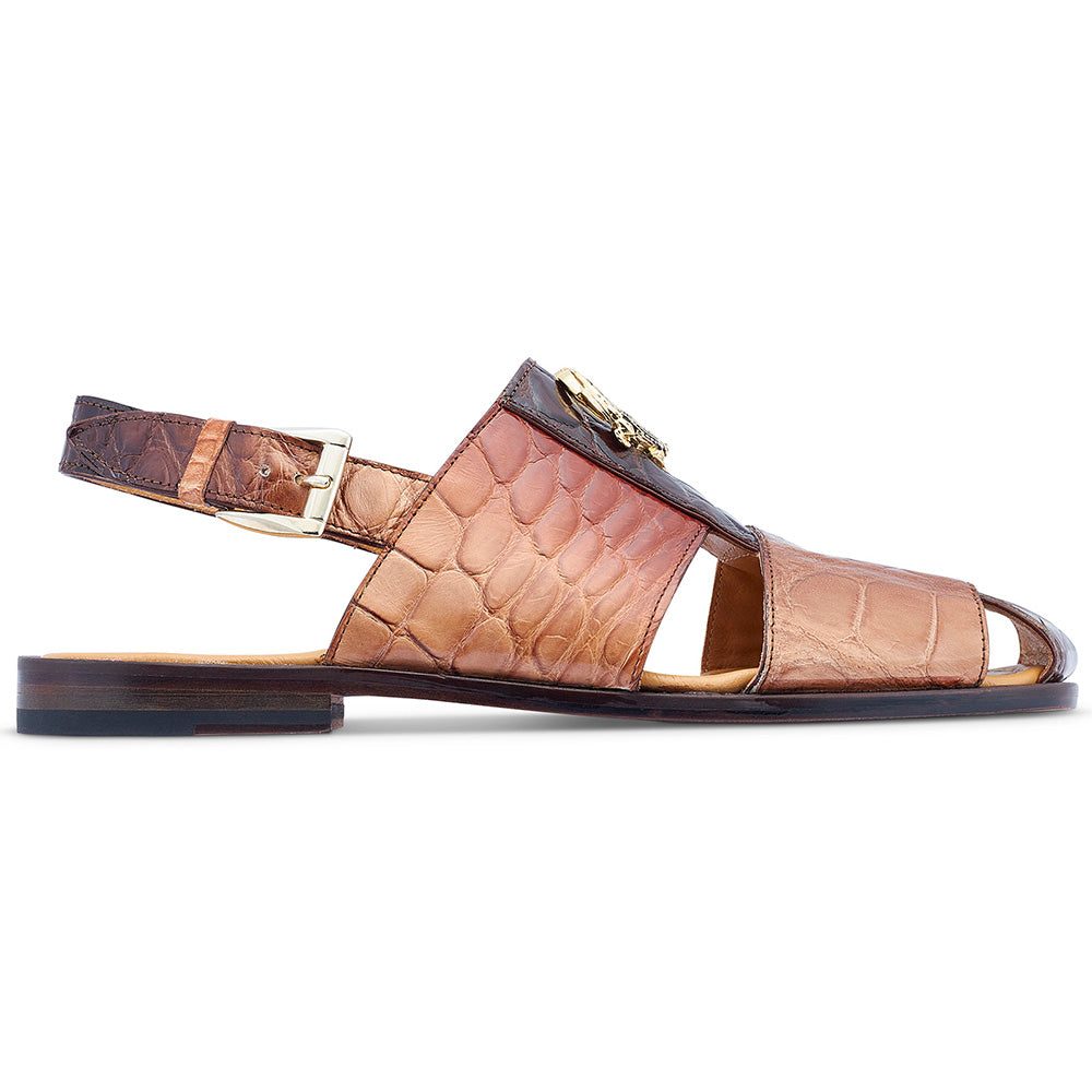 Mauri 5126 Hydro Body Alligator Sandals Multi Brown