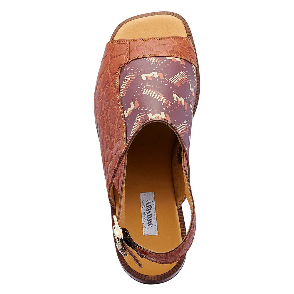 Mauri 5129 Skipper Sandals Cognac / M Shade Print Brown