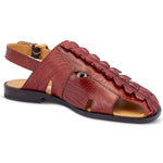 Mauri 5133 Hornback & Ostrich Leg Sandals Gold