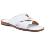 Mauri 5134 Coral Hornback Skin Sandals White