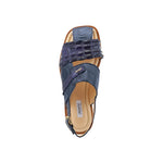 Mauri 5171 Bali Ostrich Leg / Hornback Sandals W. Blue