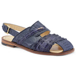 Mauri 5171 Bali Ostrich Leg / Hornback Sandals W. Blue
