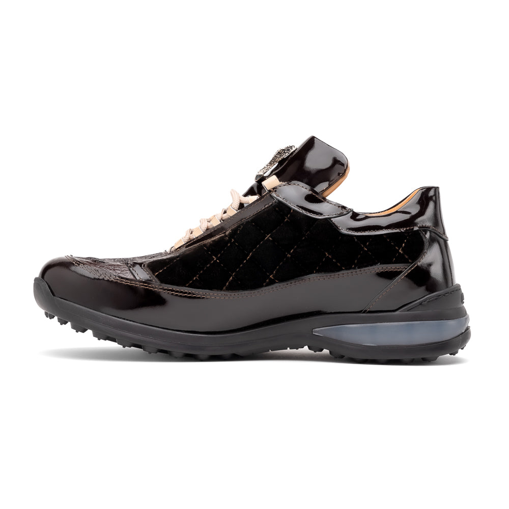 Mauri 8415/1 Beats Patent/ Hornback Crown/ Velvet Sneakers Sport Rust/ Dune