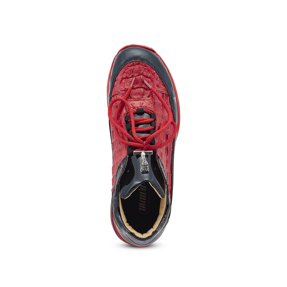 Mauri 8415 Gambit Patent / Hornback Sneakers Black / Red