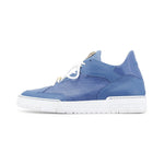 Mauri 8423 Ghost Calfskin and Patent Sneakers Caribbean Blue