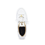 Mauri 8423 Ghost Calfskin and Patent Sneakers White
