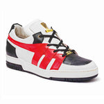 Mauri 8424 Baby Crocodile / Patent / Embossed Nappa Sneakers White / Black / Red