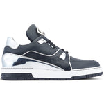 Mauri 8433 Calfskin / Baby Crocodile Sneakers Black / Silver
