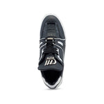 Mauri 8433 Calfskin / Baby Crocodile Sneakers Black / Silver