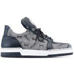 Mauri 8440/1 Fabric / Calfskin / Baby Crocodile Sneakers Black / Grey