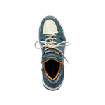 Mauri 8440 Crown Calf & Crocodile & Patent Sneakers Green / Hunter Green / Cream