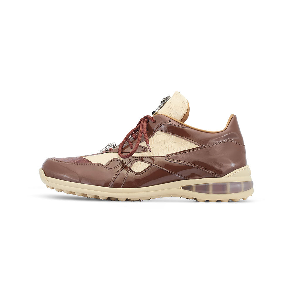 Mauri 8464/1 Sonic Patent / Baby Croc Sneakers Gold / Cream