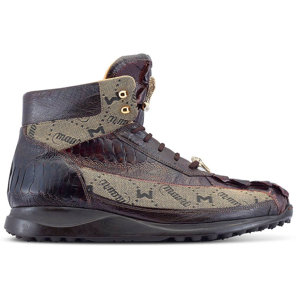 Mauri 8484 Ostrich Leg / Fabric High-top Sp Rust / Taupe