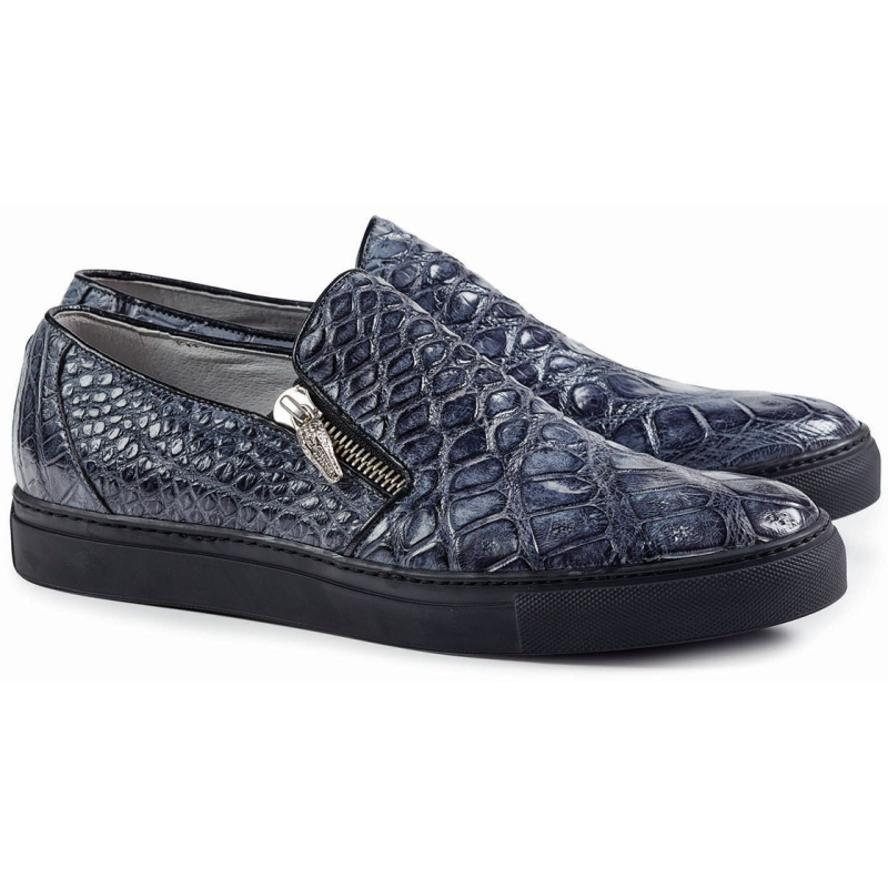 Mauri 8508 Alligator Loafers Gray (Special Order)
