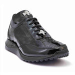 Mauri 8514 Hornback Tail / Embossed Patent Sneakers Black
