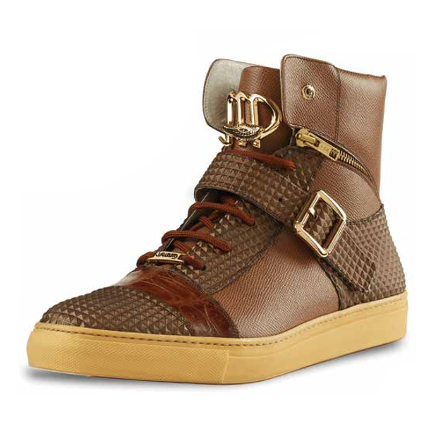 Mauri 8515 San Lorenzo High Top Sneakers Tabak