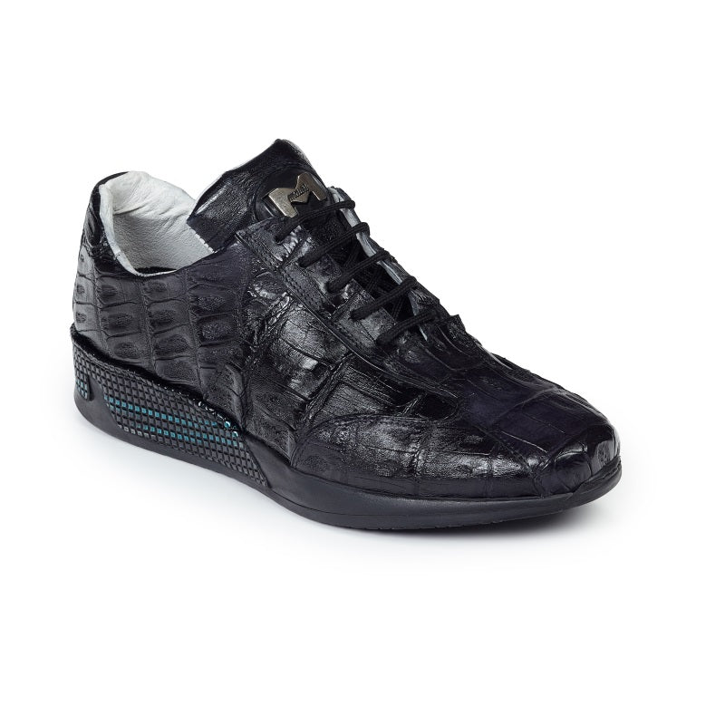 Mauri 8547 Cordusio Baby Crocodile Sneakers Black