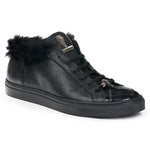 Mauri Nappa & Crocodile Sneakers Black