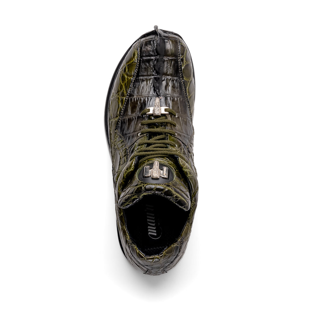Mauri 8596/3 Hazard Hornback/ Alligator Sneakers Money Green