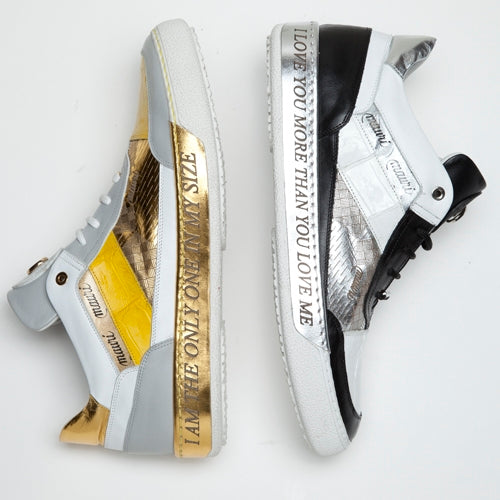 Mauri 8656 Express Nappa & Crocodile Sneakers