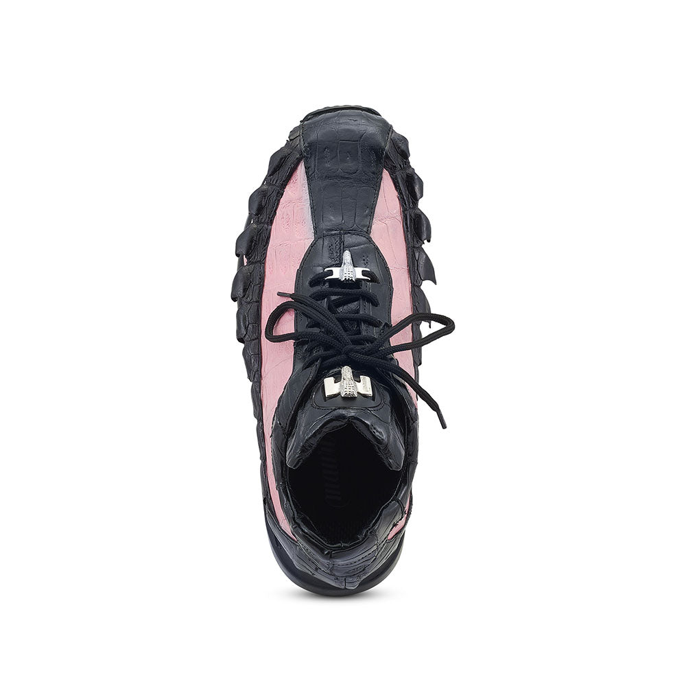 Mauri 8727/1 Crawler Baby Croc / Hornback tail Sneakers Black / Pink