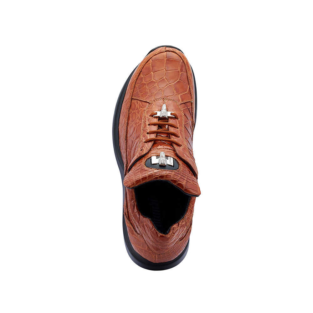 Mauri 8900/2 Alligator Sneakers Cognac